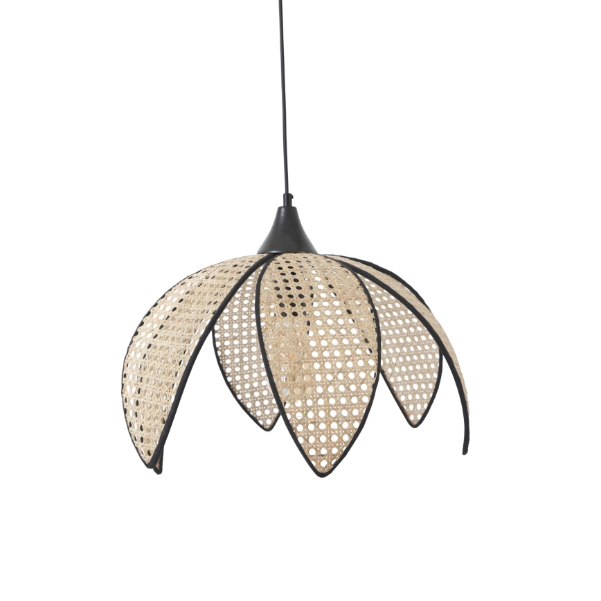 Lampada sospesa FUME 1xE27/40W/230V diametro 40 cm nera/beige