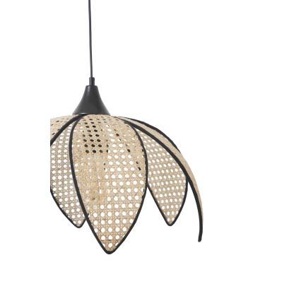 Lampada sospesa FUME 1xE27/40W/230V diametro 40 cm nera/beige