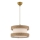 Lampada sospesa HALO 1xE27/60W/230V crema/beige