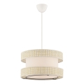 Lampada sospesa HALO 1xE27/60W/230V crema