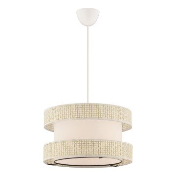 Lampada sospesa HALO 1xE27/60W/230V crema