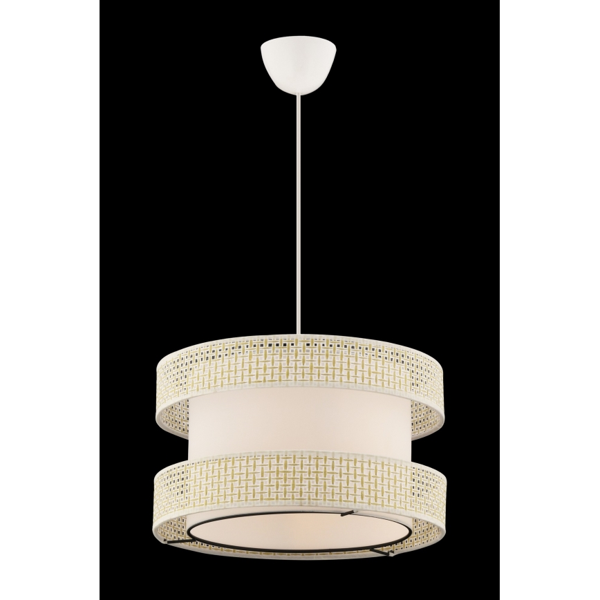 Lampada sospesa HALO 1xE27/60W/230V crema