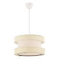 Lampada sospesa HALO 1xE27/60W/230V crema