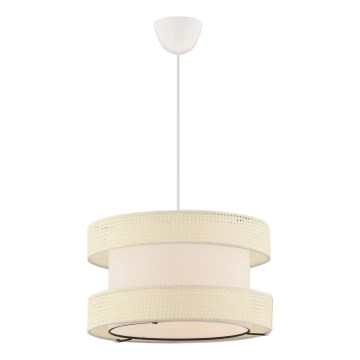 Lampada sospesa HALO 1xE27/60W/230V crema