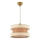 Lampada sospesa HALO 1xE27/60W/230V marrone/crema