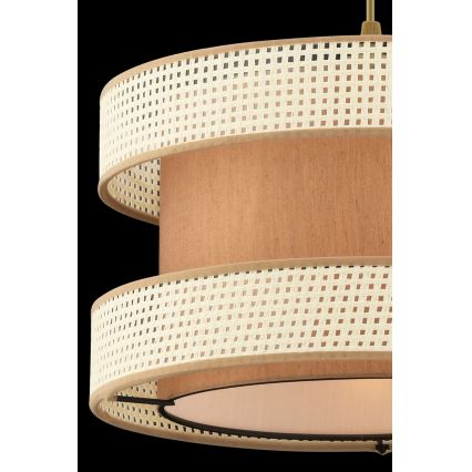 Lampada sospesa HALO 1xE27/60W/230V marrone/crema