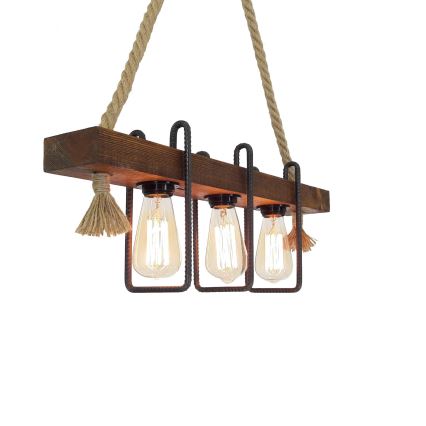 Lampada sospesa KUTUK 3xE27/40W/230V pino