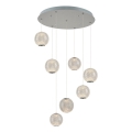Lampada sospesa LED CREMONA 7xLED/5W/230V 3000K cromo opaco