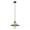 Lampada sospesa MANAVGAT 1xE27/40W/230V blu/marrone