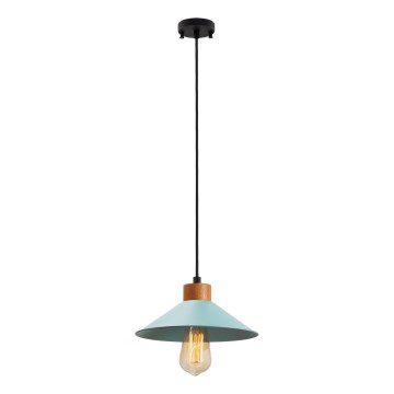 Lampada sospesa MANAVGAT 1xE27/40W/230V blu/marrone
