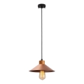 Lampada sospesa MANAVGAT 1xE27/40W/230V rame/marrone