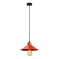 Lampada sospesa MANAVGAT 1xE27/40W/230V rossa/marrone