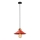 Lampada sospesa MANAVGAT 1xE27/40W/230V rossa/marrone