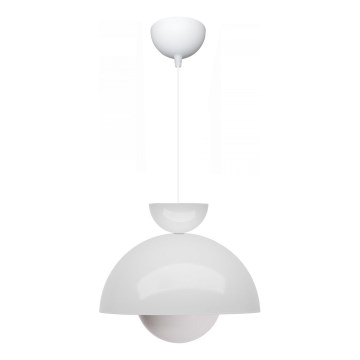 Lampada sospesa SALVA 1xE27/15W/230V bianca