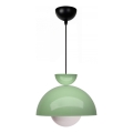 Lampada sospesa SALVA 1xE27/15W/230V verde