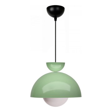 Lampada sospesa SALVA 1xE27/15W/230V verde