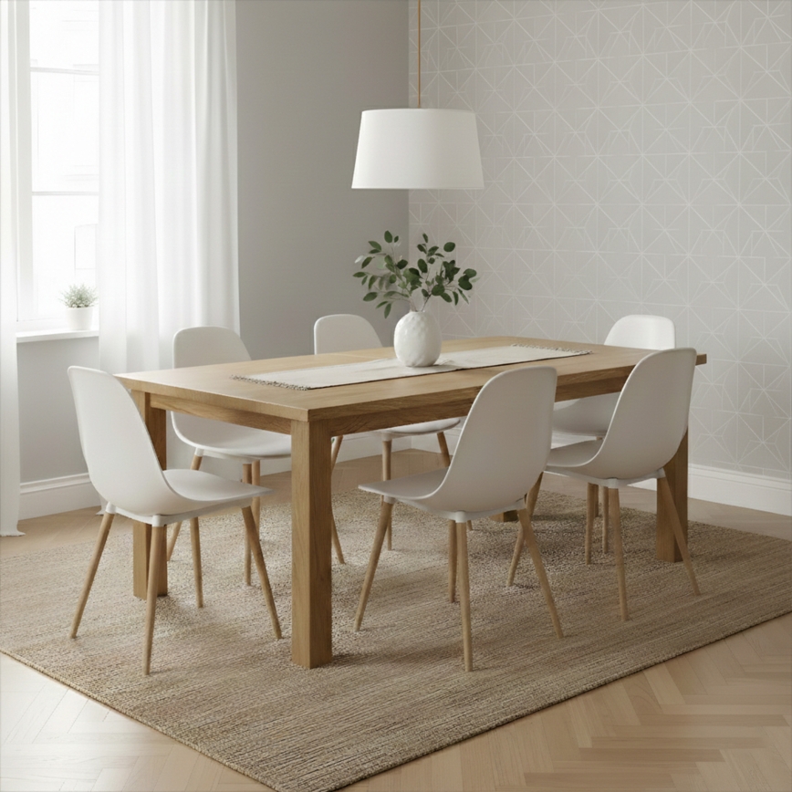 Lampada sospesa su cavo AIDA 1xE27/60W/230V Ø 35 cm rovere/marrone/bianco