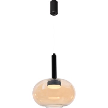 Lampada sospesa su cavo BUENO 1xGX53/9W/230V diam. 25 cm beige fumé