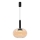Lampada sospesa su cavo BUENO 1xGX53/9W/230V diam. 25 cm beige fumé