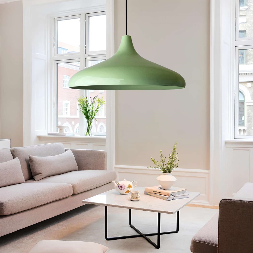 Lampada sospesa VULCANO 1xE27/40W/230V verde