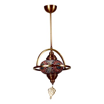 Lampada sospesa YENI 1xE27/40W/230V bronzo
