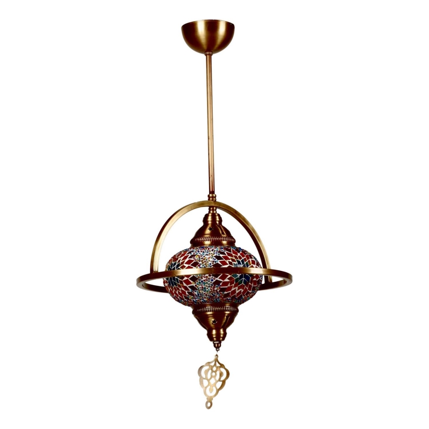 Lampada sospesa YENI 1xE27/40W/230V bronzo
