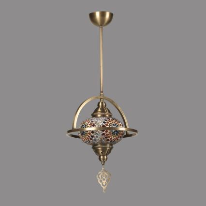 Lampada sospesa YENI 1xE27/40W/230V bronzo