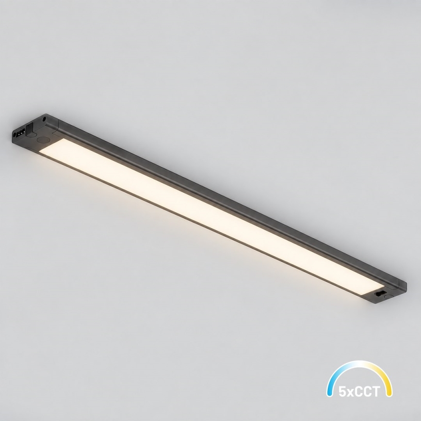 Lampada sottopensile LED/18W/230V 2700/3000/4000/5000/5700K 60 cm nera