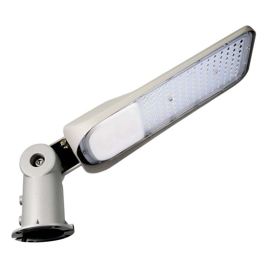 Lampada stradale LED con sensore crepuscolare SAMSUNG CHIP LED/100W/230V 6500K IP65 grigio