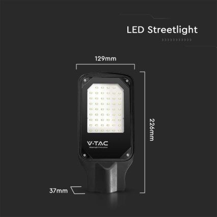 Lampada stradale LED LED/30W/230V 6500K IP65