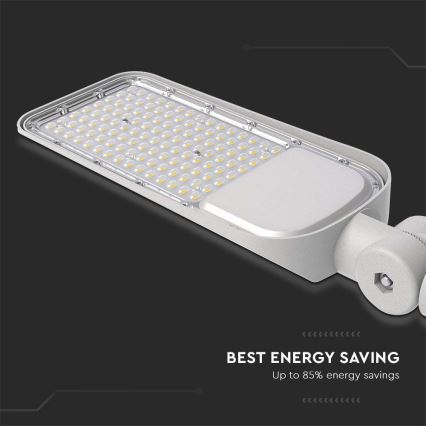 Lampione stradale LED CHIP SAMSUNG LED/100W/230V 6500K IP65 grigio