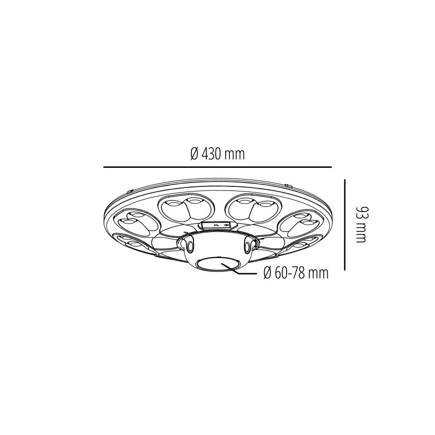 Lampada stradale solare a LED con sensore LUVIA LED/15W/3,2V 4000K IP54 5400 mAh + telecomando