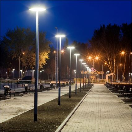 Lampada stradale solare a LED con sensore SOLSUMI LED/25W/3,2V IP54 25000 mAh + telecomando