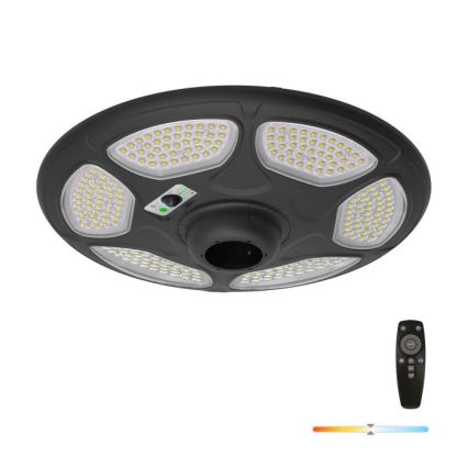 Lampada stradale solare a LED con sensore SOLSUMI LED/25W/3,2V IP54 25000 mAh + telecomando