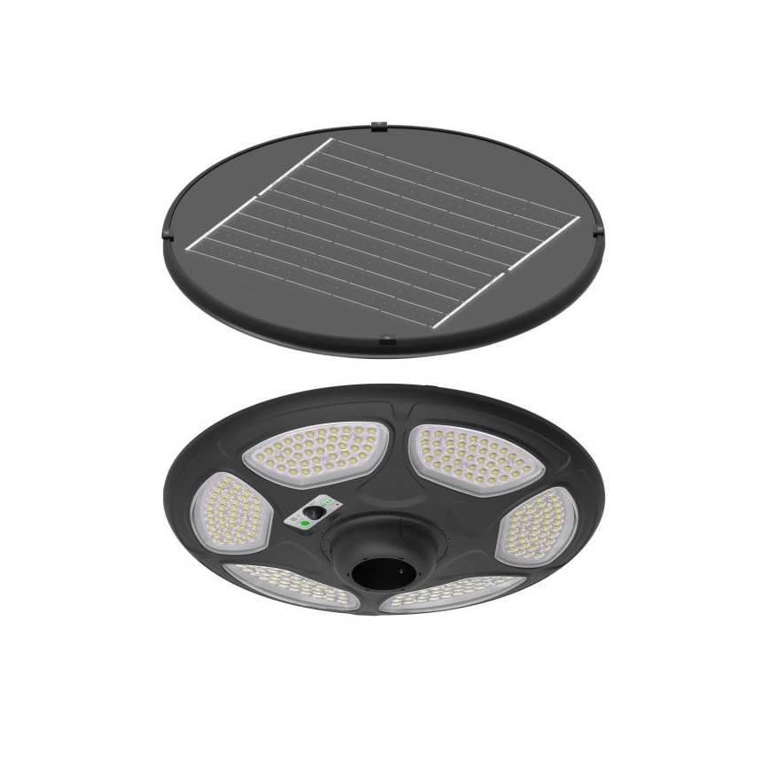 Lampada stradale solare a LED con sensore SOLSUMI LED/25W/3,2V IP54 25000 mAh + telecomando