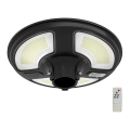 Lampada stradale solare LED con sensore LED/10W/3,2V 6500K IP65 25000 mAh + telecomando