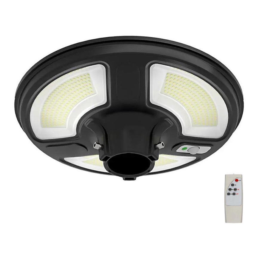 Lampada stradale solare LED con sensore LED/10W/3,2V 6500K IP65 25000 mAh + telecomando