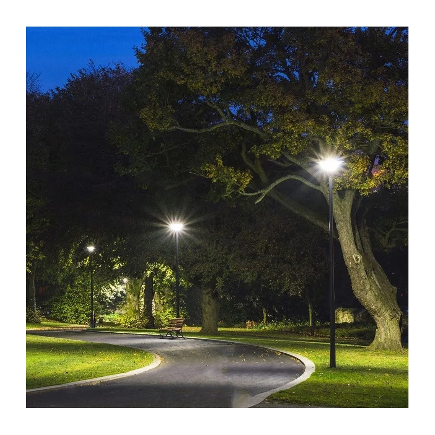 Lampada stradale solare LED con sensore LED/10W/3,2V 6500K IP65 25000 mAh + telecomando