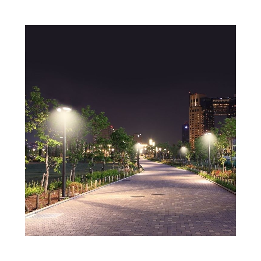Lampada stradale solare LED con sensore LED/10W/3,2V IP65 4000K 15000 mAh + telecomando