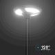 Lampada stradale solare LED con sensore LED/10W/3,2V IP65 4000K + telecomando