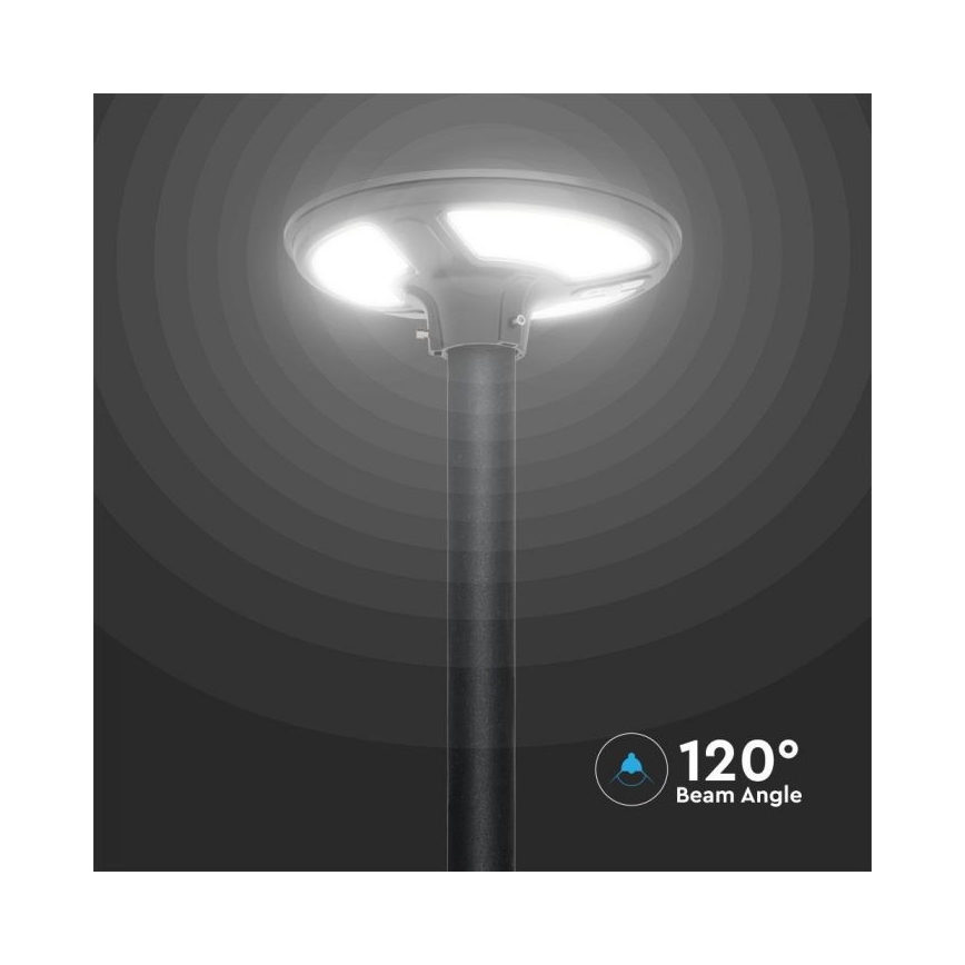 Lampada stradale solare LED con sensore LED/10W/3,2V IP65 4000K 15000 mAh + telecomando