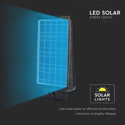 Lampada stradale solare LED con sensore LED/15W/7,4V 4000K IP65 10800 mAh