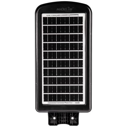 LED Lampione solare dimmerabile con sensore LED/180W/6V 6500K IP65 nero + telecomando