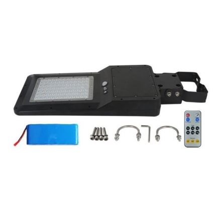 Lampada stradale solare LED con sensore LED/40W/9,6V IP65 4000K + telecomando