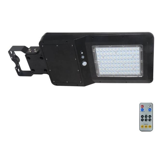 Lampada stradale solare LED con sensore LED/40W/9,6V IP65 4000K + telecomando