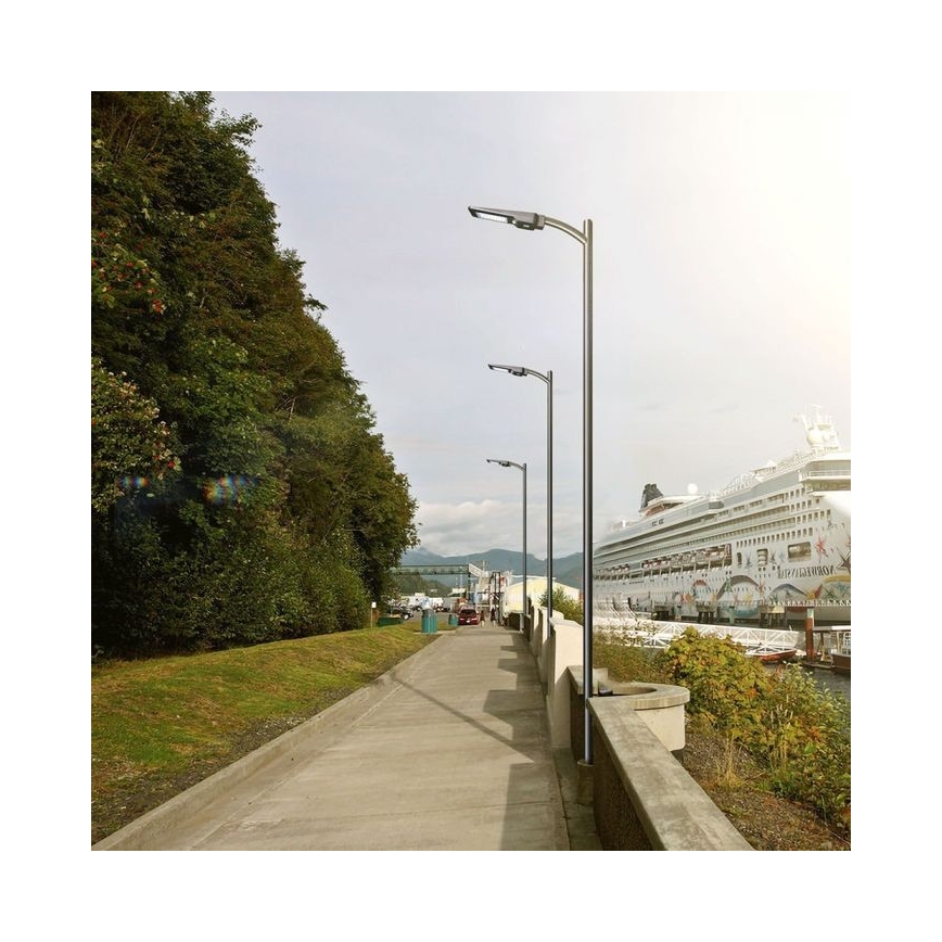 Lampada stradale solare LED con sensore LED/40W/9,6V IP65 6000K 12000 mAh + telecomando