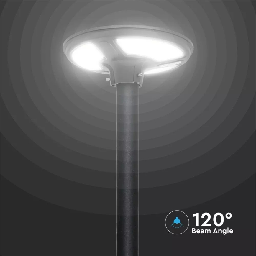 Lampada stradale solare LED con sensore LED/7,5W/3,2V IP65 4000K 15000 mAh + telecomando
