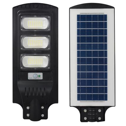 Lampione stradale solare a LED con sensore STREET 3xLED/9W/3,2V IP65 + telecomando