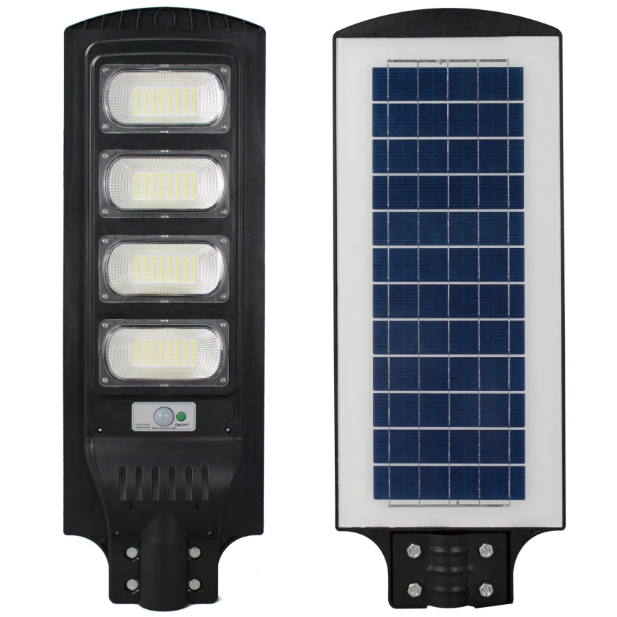 Lampada stradale solare LED con sensore STREET LED/15W/3,2V 15000 mAh IP65 + telecomando