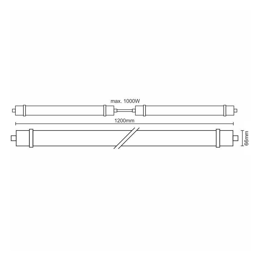Lampada tecnica a LED LED/40W/180-265V IP65